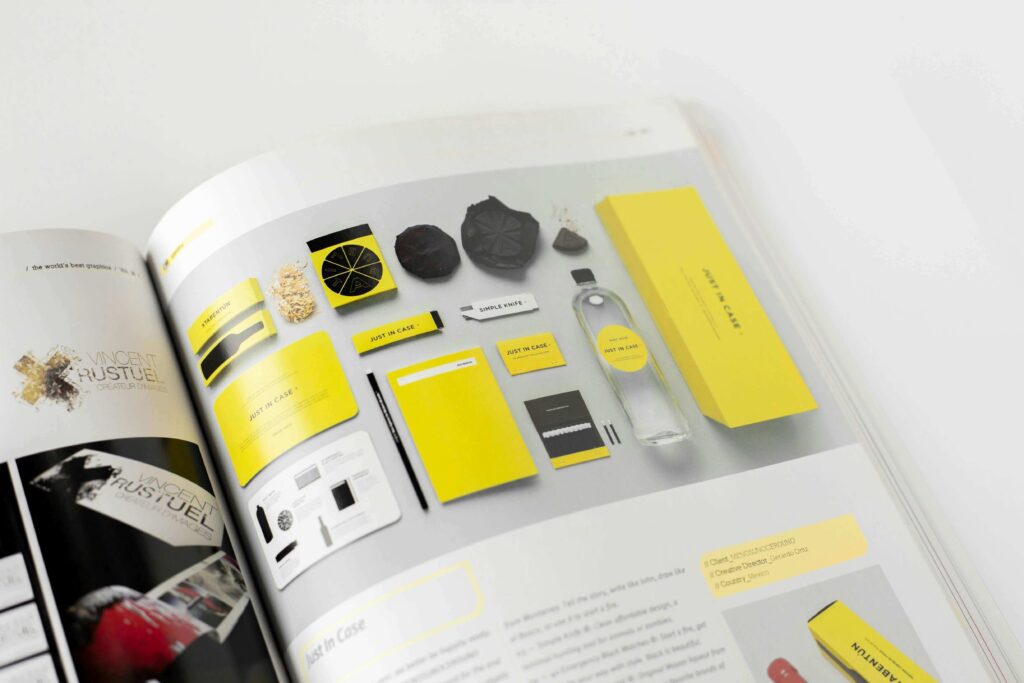 Services brand identity design creative